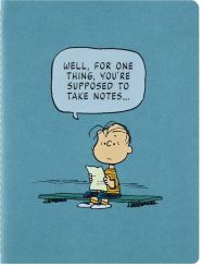 Moleskine Peanuts Linus Cahier Limitierte Ausgabe, Xl, Liniert, Kartoneinband, Hellblau 