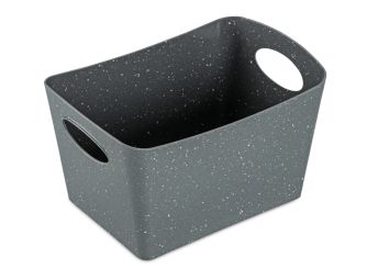 Koziol Aufbewahrungsbox 1 L Boxxx S recycled ash grey 