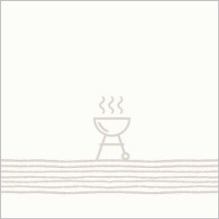 Paperproducts Design Servietten 33x33 cm Pure BBQ 