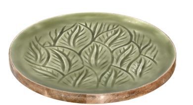 Leonardo Dekoteller 22 Mangoholz Grün Aperitivo 