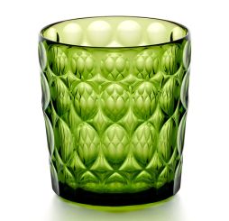 Guzzini Trinkglas niedrig 360 ml Dekor 1 Vanity Water lily green 