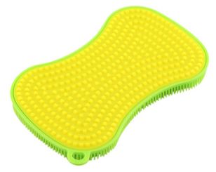 Kochblume Scrubby 13x8 cm limette/gelb 