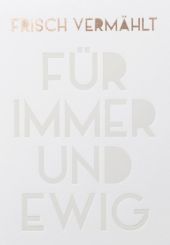Räder Cards Prägegrußkarte Für immer und ewig 