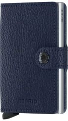 Secrid Miniwallet Vegetable Tanned Navy-Silver 