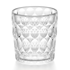 Guzzini Trinkglas niedrig 360 ml Dekor 1 Vanity Clear 