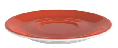Dibbern Solid Color Koralle Kaffee Untertasse 