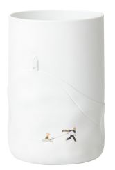 Räder Schneetag Vase Hundeschlitten D.14,5cm H.21,8cm 