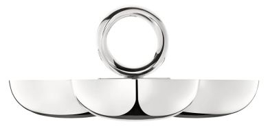 Christofle Cocktailservice 3 Schalen Klein Vertigo Versilberte 