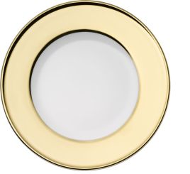 Dibbern Solid Color Gold Teller Flach 21 cm Fahne 