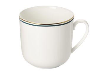 Dibbern Capri Becher mit Henkel 0,32 L Dunkelgrün 