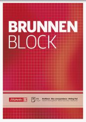 Brunnen Briefblock A5 70 g kar 