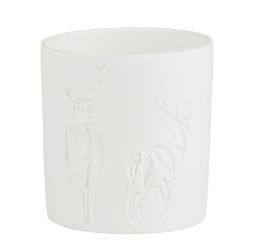 Räder Winterschimmer Hirsche Ø 6,5 cm H 7 cm 