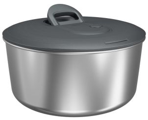 Zyliss Salatschleuder L Easy Spin Edelstahl 