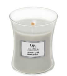 WoodWick Jar mittel Lavender & Cedar 