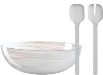 Leonardo Gk/Schale 28 Weiß +Salatbest. Limited Edition 