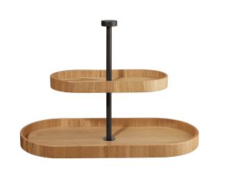 ASA Selection Etagere 2-stufig Oval Wood 