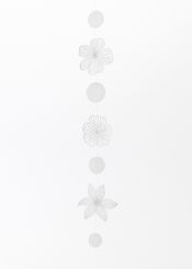 Räder Silhouetten Blütenkette L 116 cm 