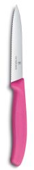 Victorinox Gemüsemesser Swiss Classic Mittelspitz Wellenschliff 10 cm Pink 