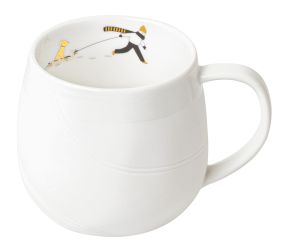 Räder Schneetag Tasse Hundeschlitten D.7,5cm H.8cm 