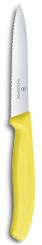 Victorinox Gemüsemesser Swiss Classic Mittelspitz Wellenschliff 10 cm Gelb 