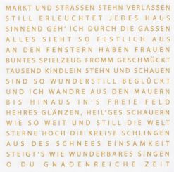 Räder Serviette 33x33cm Weihnachtsgedicht 