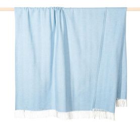 pad Decke 150x200 cm Fine Edge blue 50% Baumwolle 50% Polyacrylic 