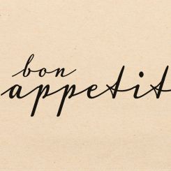 Paperproducts Design Servietten 33x33 cm Bon Appetit black 