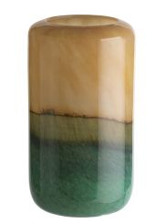 Gift Company Linen Vase H20,2 cm grün/gelb df 