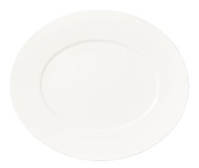 Dibbern Fine Dining Platte oval 34 cm Weiss 