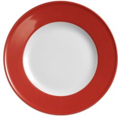 Dibbern Solid Color Koralle Teller flach 21 cm Fahne 