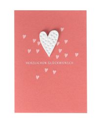 Räder Porzellankarte Herzlichen Glückwunsch 