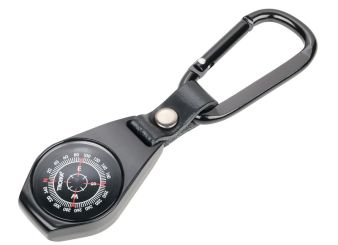 Troika Schlüsselanhänger mit Kompass Nord-Ost schwarz 