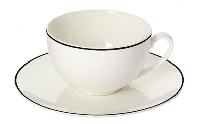 Dibbern Simplicity Untertasse 0,2 l /0,25 l Schwarz 