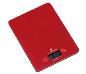 Zassenhaus Digital-Waage Balance Rot 