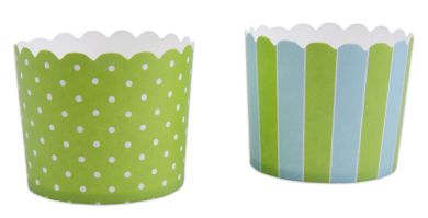 Städter CupCake Cups grün/blau 