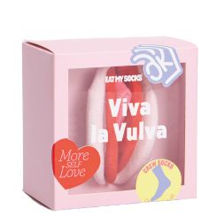 Doiy Socken EMS Viva la Vulva, White 