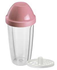 Westmark Mix- und Schüttelbecher Maxi 0,5 L rosa 
