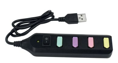 Legami Mini-USB Hub Black 