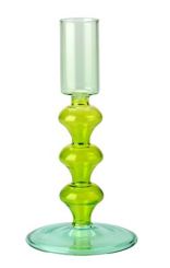 Gift Company Voile Kerzenhalter H 15 cm Borosilikatglas mint/grün/blau gs 