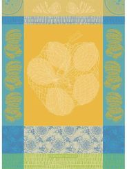 Garnier-Thiebaut Geschirrtuch Filet De Citrons Soleil 56x77 Cm 100% Gekämmte Baumwolle 
