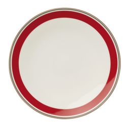 Dibbern Capri Teller 28 cm Rot / Anthrazit 