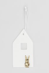 Räder Porzellananhänger Haus L:8cm B:4,3cm 