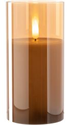 Leonardo Gk/Led Kerze 15x8 Gold Autentico 