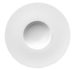 Guy Degrenne Teller tief 28 cm mit breiter Fahne Collection L Fragment 