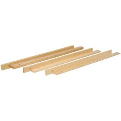 Städter Teighölzer-Set 6-tlg. für gleichmäßige Dicke beim Ausrollen 