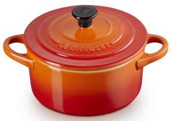 Le Creuset Mini-Cocotte Klassik Rund 14 cm Ofenrot Poterie 