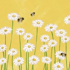 Paperproducts Servietten 33x33 cm Bees & Flowers 