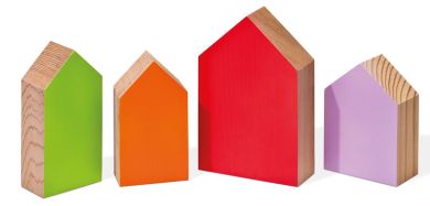 Remember Wachhäuser - Zedernholz 4-tlg. 