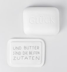 Räder Guten Morgen Butterdose Glück 14,5x11x5,5cm 