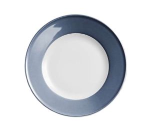 Dibbern Solid Color Indigo Teller Flach 21 cm Fahne 